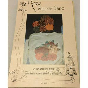 Vintage Down Memory Lane Pumpkin Fun Non-Sewing Craft Project Instructions